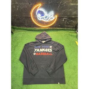 47 Brand New York Yankees MLB Blue Sweatshirt‎ Hoodie Adult Size Large